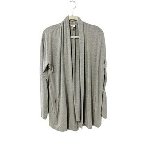 🟢A new day Women’s Grey Open Front Medium Weight Cardigan Size XL